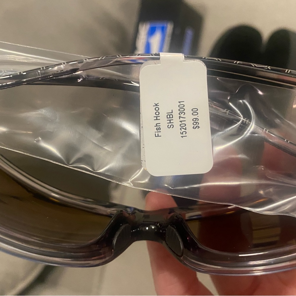 Pelagic Fish Hook Polarized Plastic Sunglasses. New with tags. Never worn.